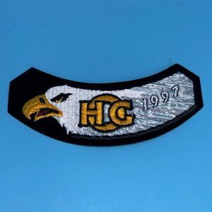 New Harley Davidson 1997 HOG owners group rocker arm patch Eagle 6"